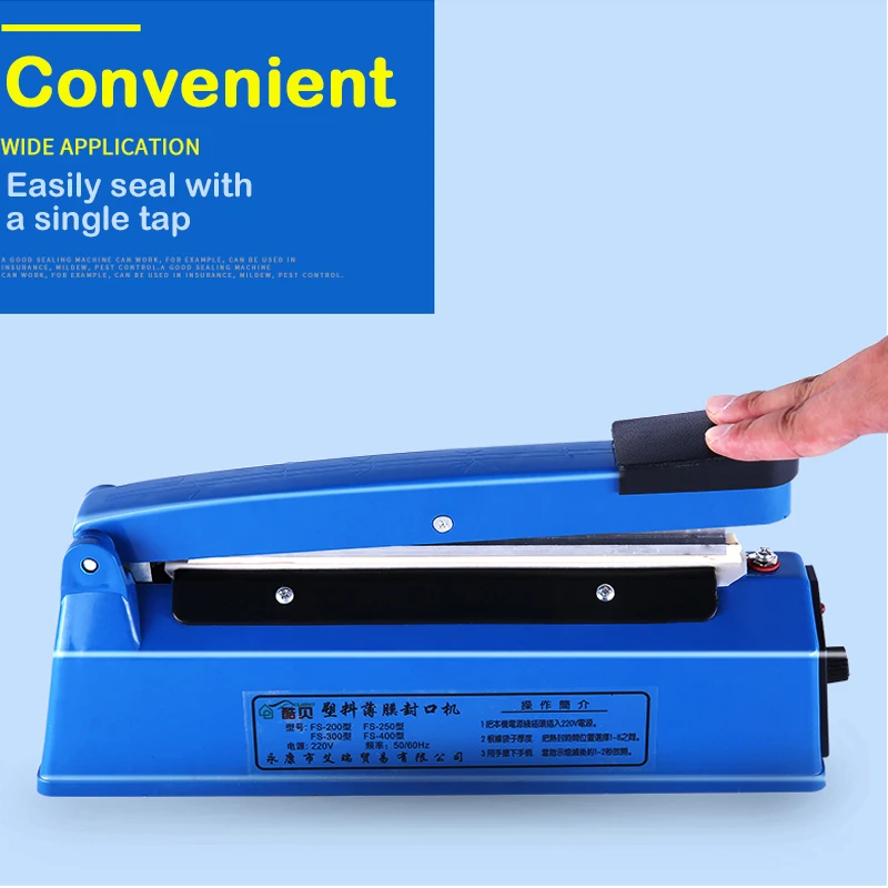 Desktop Pulse Bag Sealing Machine 300 Type Shrink Film Sealing Machine Plastic Sealing Machine
Desktop Pulse Bag Sealing Machine 300 Type Shrink Film Sealing Machine Plastic Sealing Machine