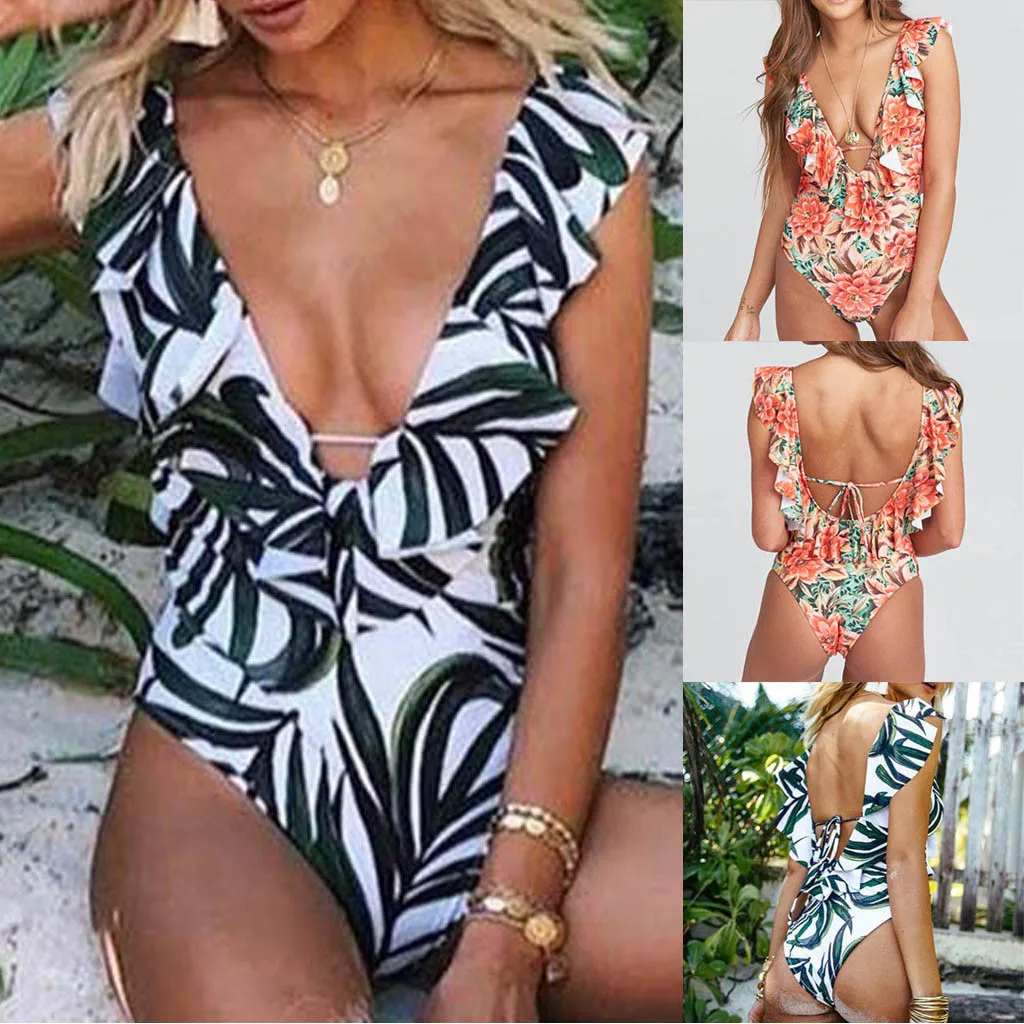 Swimsuit Women Maillot de bain femmeWomen One Piece Push Up Printed Bikini Beach Bathing Monokini Swimsuit Swimwear 40
Swimsuit Women Maillot de bain femmeWomen One Piece Push Up Printed Bikini Beach Bathing Monokini Swimsuit Swimwear 40