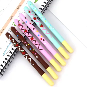 2 pcs Gel Pens Cartoon Chocolate biscuit stick black colored kawaii gift gel-ink writing Cute stationery office school supplies
2 pcs Gel Pens Cartoon Chocolate biscuit stick black colored kawaii gift gel-ink writing Cute stationery office school supplies