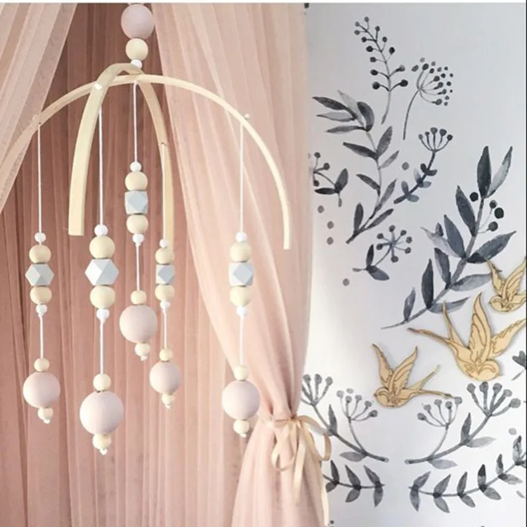 Baby Rattles Mobile Wooden Beads Wind Chimes Bell Toys For Kids Room Bed Hanging Tent Photography Props Gifts Nursery Decor
Baby Rattles Mobile Wooden Beads Wind Chimes Bell Toys For Kids Room Bed Hanging Tent Photography Props Gifts Nursery Decor