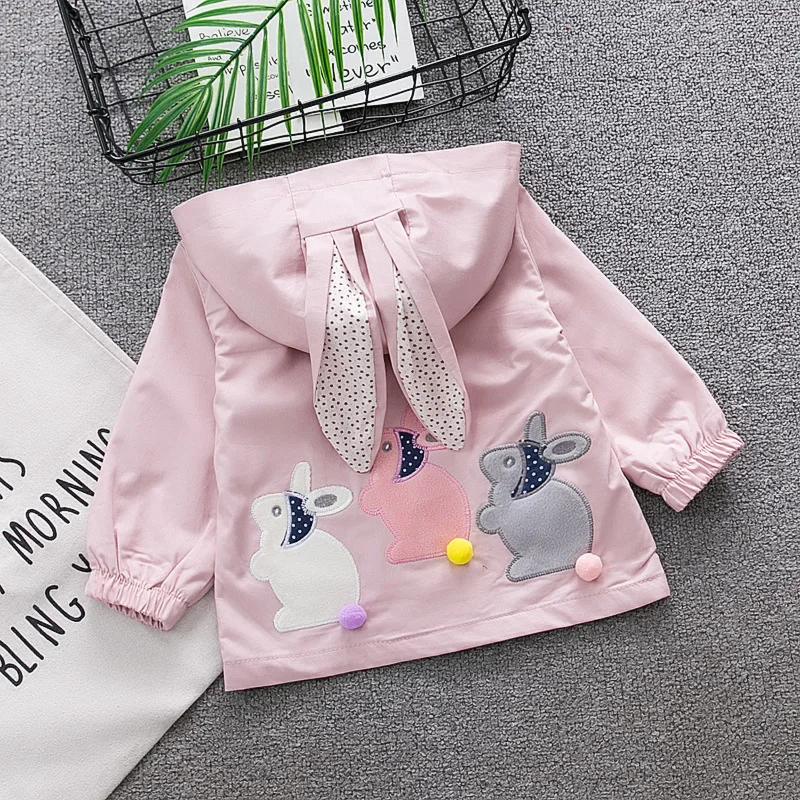 2018 New Arrivals Children Spring Cartoon rabbit Coats Girl Hooded Costume For Kids Outdoor Windbreak Jackets free shipping
2018 New Arrivals Children Spring Cartoon rabbit Coats Girl Hooded Costume For Kids Outdoor Windbreak Jackets free shipping