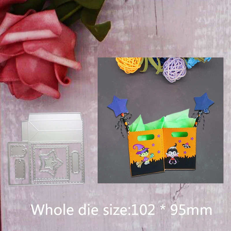 102*95mm Tag Bag Dies 2019 New Metal Cutting Dies for Scrapbooking DIY Photo Album Embossing Stencils Paper Craft Dies
102*95mm Tag Bag Dies 2019 New Metal Cutting Dies for Scrapbooking DIY Photo Album Embossing Stencils Paper Craft Dies