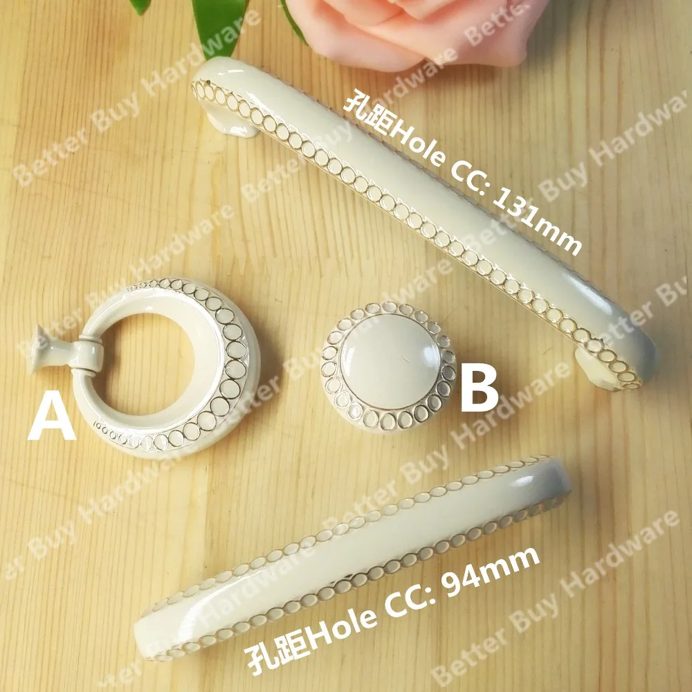 Ivory white color Knob with Flower Carved Hole CC 94mm/131mm furniture Handle Pull For dresser Wardrobe closet drawer cabinet
Ivory white color Knob with Flower Carved Hole CC 94mm/131mm furniture Handle Pull For dresser Wardrobe closet drawer cabinet