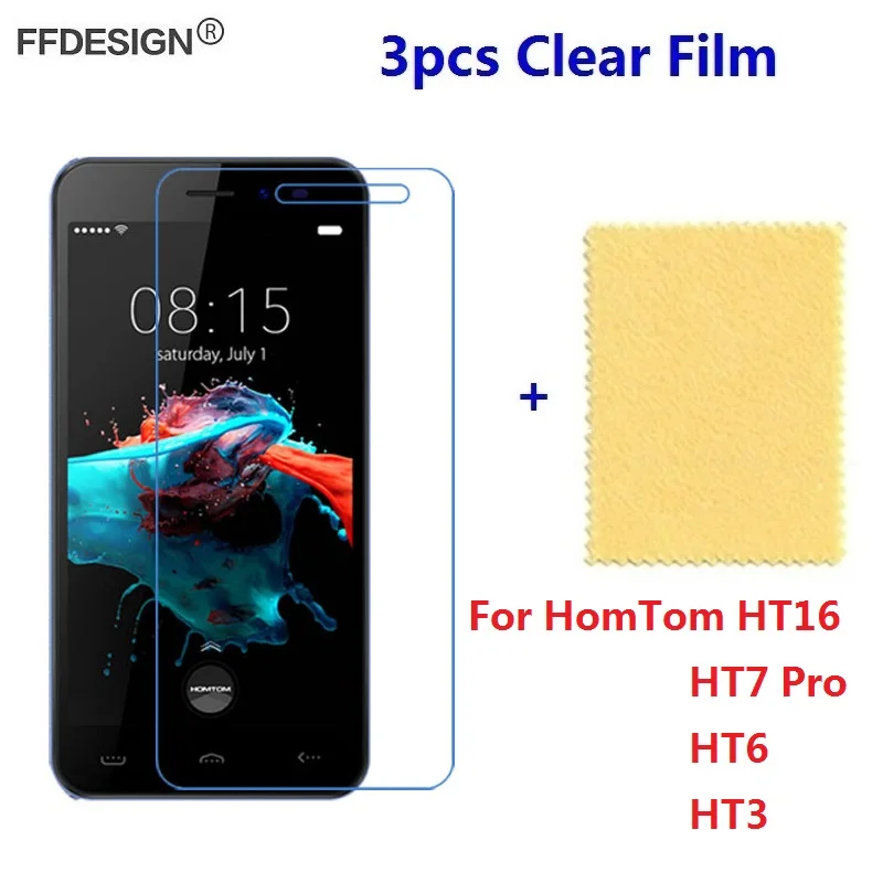 3 шт. для HomTom HT16 HT7 Pro HT6 HT3 прозрачная защитная пленка ЖК экрана Защитная