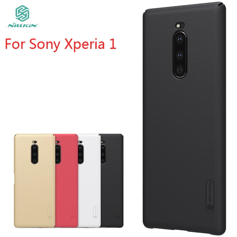 Для Sony Xperia 1 чехол NILLKIN Высокое качество подходящие чехлы для Супер Матовый экран 1|Бамперы| |