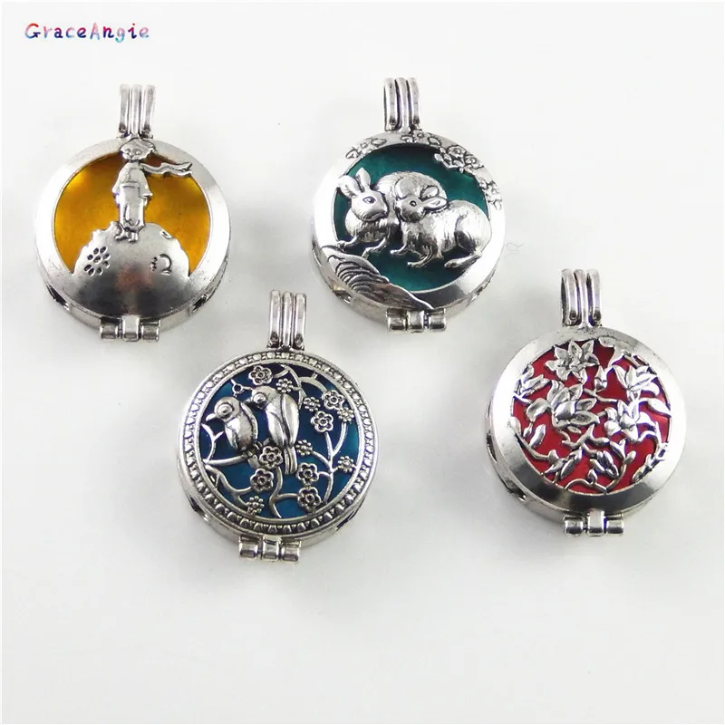 GraceAngie 1PC Cute Rabbit Bird Style Cage Locket Perfume Essential Oil Diffuser Handmade Jewelry Charms Necklace Pendant Crafts
GraceAngie 1PC Cute Rabbit Bird Style Cage Locket Perfume Essential Oil Diffuser Handmade Jewelry Charms Necklace Pendant Crafts