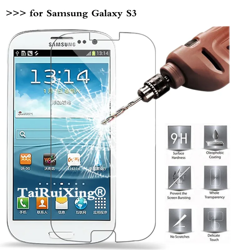 2.5D 0.26mm 9H Tempered Glass Screen Protector For Samsung Galaxy S3 s3 SIII GT-i9300 Neo i9300i i9301 Toughened Protective Film
2.5D 0.26mm 9H Tempered Glass Screen Protector For Samsung Galaxy S3 s3 SIII GT-i9300 Neo i9300i i9301 Toughened Protective Film