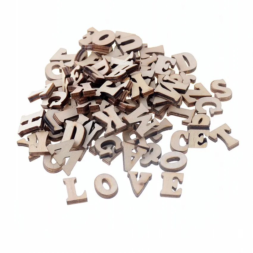 MIAOCHI 150pcs Random Mix Letter "A-Z" Flatback Wood Craft Decoration Promotions Scrapbooking Embellishments
MIAOCHI 150pcs Random Mix Letter "A-Z" Flatback Wood Craft Decoration Promotions Scrapbooking Embellishments