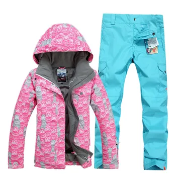 snow suit sets Camouflage Outdoor sports woman ski suit set Waterproof Warm Snowboarding jacket + pant girl snow costume
snow suit sets Camouflage Outdoor sports woman ski suit set Waterproof Warm Snowboarding jacket + pant girl snow costume