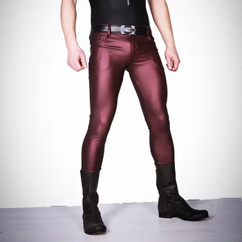 Imitation Leather Pants Men Stretch Tight Leg Pant Casual Leather Pants Stage 2019 Stylish Men Red Cool Bright Thin Matte Light
Imitation Leather Pants Men Stretch Tight Leg Pant Casual Leather Pants Stage 2019 Stylish Men Red Cool Bright Thin Matte Light