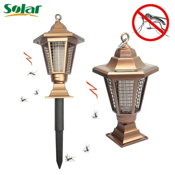 Solar Powered Zapper Enhanced Outdoor LED Light Lamp Flying Insect Killer Mosquito Repeller Hang Or Stake In the Garden Ground 
Solar Powered Zapper Enhanced Outdoor LED Light Lamp Flying Insect Killer Mosquito Repeller Hang Or Stake In the Garden Ground