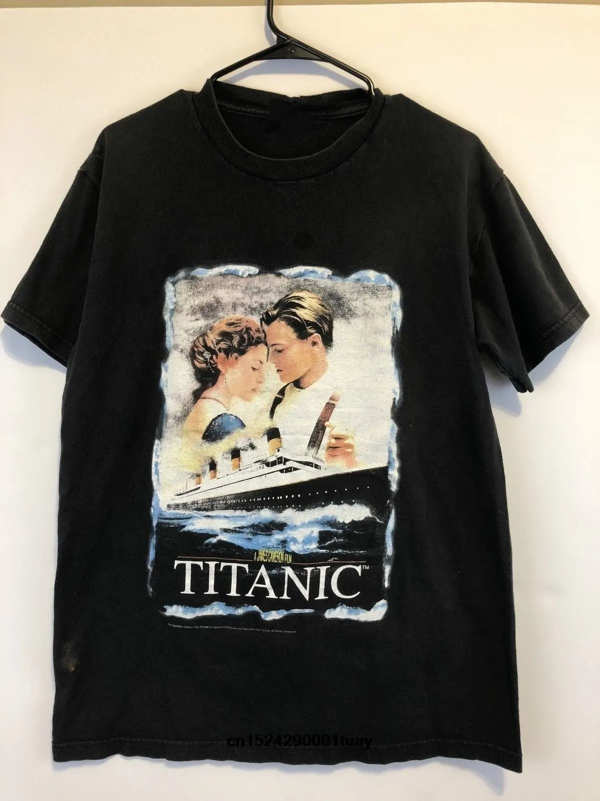 Hot Vtg Rare 1998 Titanic the Movie T Shirt Leonardo Dicaprio. Men's Medium Black Men Fashion Cotton T-shirt
Hot Vtg Rare 1998 Titanic the Movie T Shirt Leonardo Dicaprio. Men's Medium Black Men Fashion Cotton T-shirt