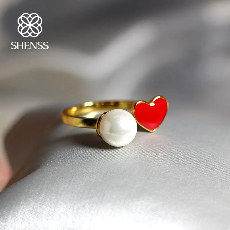 Elegant Quality 925 Rings Fashion Personality Golden Love Pearl Ring S925 Sterling Silver Pearl Ring for Women
Elegant Quality 925 Rings Fashion Personality Golden Love Pearl Ring S925 Sterling Silver Pearl Ring for Women