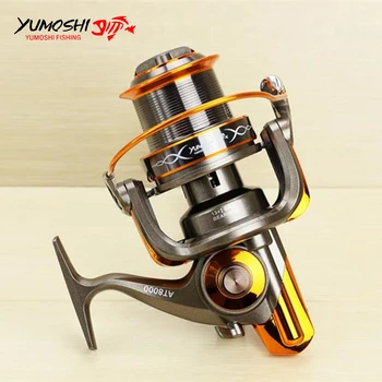 Big Fishing Reel Long Shot Sea SaltWater Carp Fishing Spinning Reel 8000 9000 4.6:1 13+1BB Full Metal Wire Cup carretilha pesca
Big Fishing Reel Long Shot Sea SaltWater Carp Fishing Spinning Reel 8000 9000 4.6:1 13+1BB Full Metal Wire Cup carretilha pesca