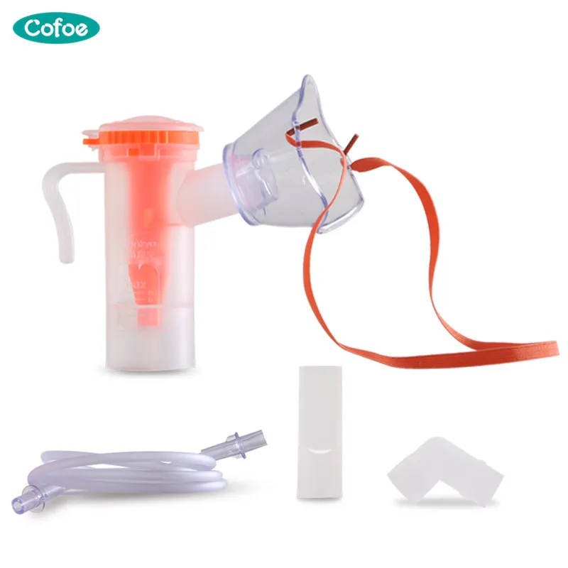 Cofoe Household Adjustable Nebulizer Mask Containing Nebulization Cup Connecting Pipe Atomizer Inhaler Both for Children Adult
Cofoe Household Adjustable Nebulizer Mask Containing Nebulization Cup Connecting Pipe Atomizer Inhaler Both for Children Adult