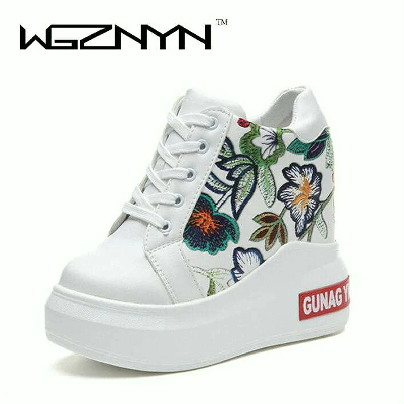 Summer Women High Platform Shoes Height Increasing Sneakers Spring Trainers Pu Leather Shoes Breathable Casual Shoes woman W0505
Summer Women High Platform Shoes Height Increasing Sneakers Spring Trainers Pu Leather Shoes Breathable Casual Shoes woman W0505