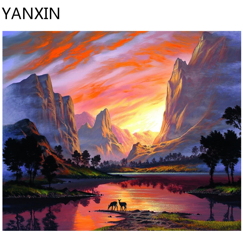 YANXIN DIY Frame Painting By Numbers Oil Paint Wall Art Pictures Decor For Home Decoration 977
YANXIN DIY Frame Painting By Numbers Oil Paint Wall Art Pictures Decor For Home Decoration 977