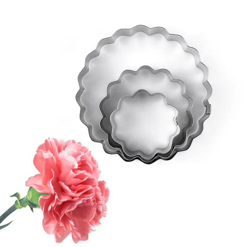 APRICOT 3pcs/set Flower Cookie Mold Stainless Steel Carnations Wedding Cake Decor Sugarcraft Cookie Tool
APRICOT 3pcs/set Flower Cookie Mold Stainless Steel Carnations Wedding Cake Decor Sugarcraft Cookie Tool
