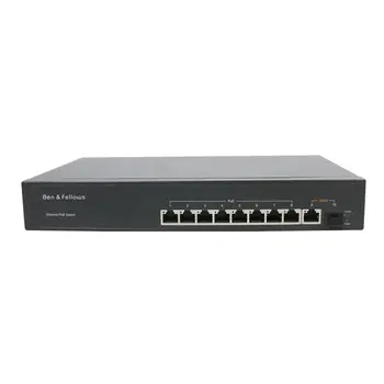 48V Network POE switch Ethernet with 8 POE Ports IEEE 802.3 af/at Suitable for Dante/IP camera/CCTV camera
48V Network POE switch Ethernet with 8 POE Ports IEEE 802.3 af/at Suitable for Dante/IP camera/CCTV camera