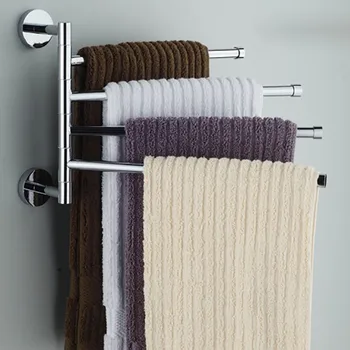 Stainless Steel Towel Bar Rotating Towel Rack Bathroom Kitchen Wall-mounted Towel Polished Rack Holder Hardware Accessory
Stainless Steel Towel Bar Rotating Towel Rack Bathroom Kitchen Wall-mounted Towel Polished Rack Holder Hardware Accessory