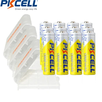 12PCS PKCELL battery AA 1300MAH 1.2v NI-MH rechargeable batteries aa pilas recargable aa and 3pcs AA/AAA battery box holder
12PCS PKCELL battery AA 1300MAH 1.2v NI-MH rechargeable batteries aa pilas recargable aa and 3pcs AA/AAA battery box holder
