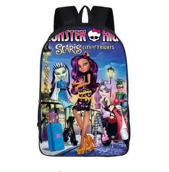New Cartoon Monster High Backpack Children Schoolbag School Student Book Bag Boys Kids Girls Bags School Bags Mochila Infantil
New Cartoon Monster High Backpack Children Schoolbag School Student Book Bag Boys Kids Girls Bags School Bags Mochila Infantil