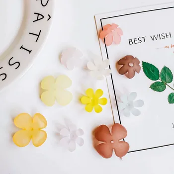 Resin Plastic Scrub Flower Earring Components Eardrop Simple Style for Women DIY Jewelry Accessories Handmade Materials 40pcs
Resin Plastic Scrub Flower Earring Components Eardrop Simple Style for Women DIY Jewelry Accessories Handmade Materials 40pcs