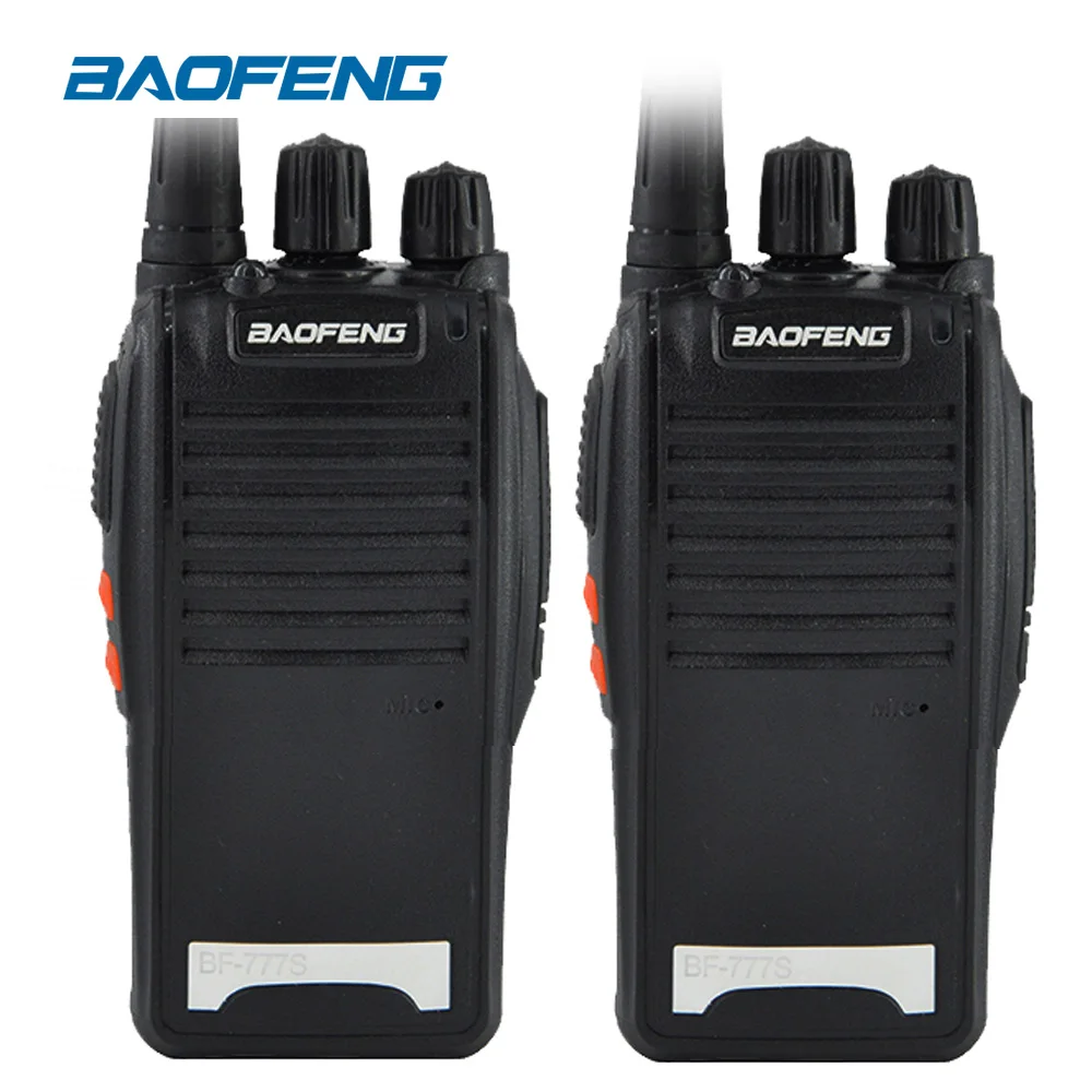 2PCS Original BaoFeng BF-777S long range wireless UHF 400-470MHz power 5W Two-way Radio Waterproof Walkie Talkie portable radio
2PCS Original BaoFeng BF-777S long range wireless UHF 400-470MHz power 5W Two-way Radio Waterproof Walkie Talkie portable radio