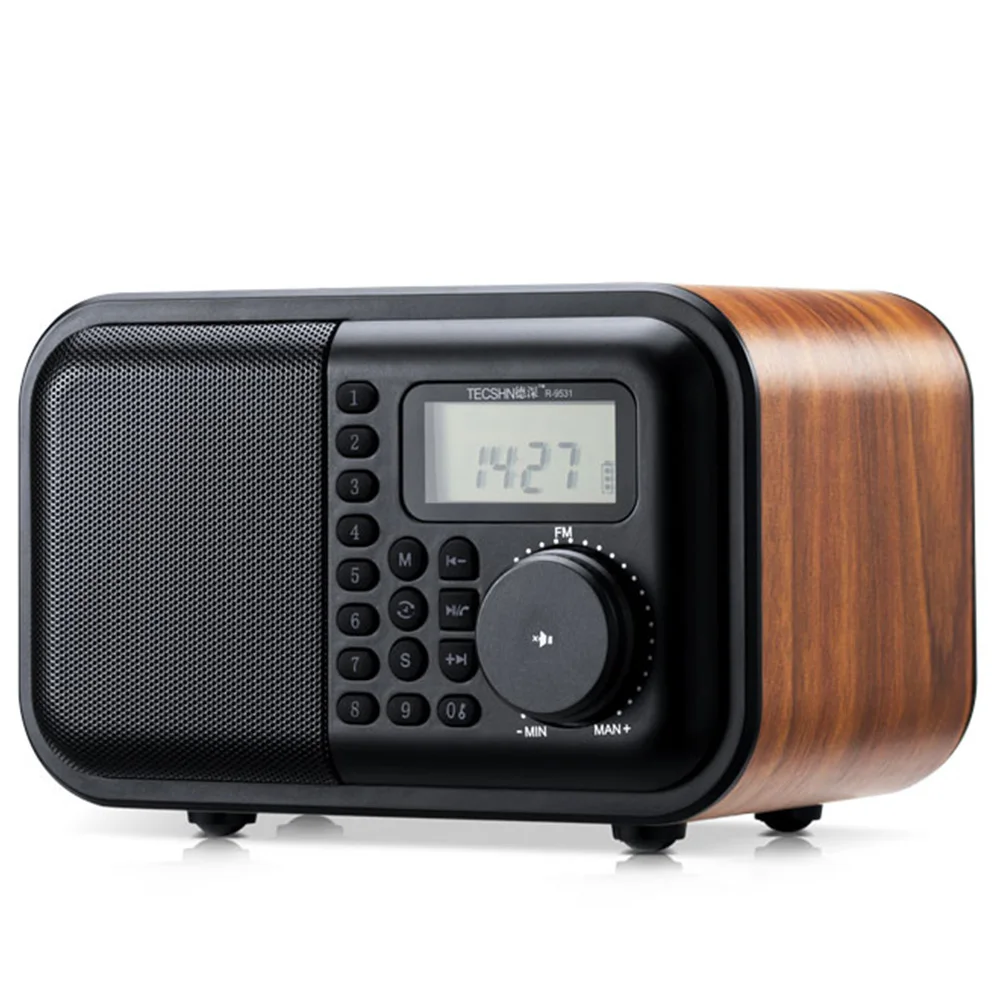 K531 Wireless Wooden Bluetooth Audio Radio USB Card Speaker Portable MP3 Music Player Retro Subwoofer Timing Alarm Clock
K531 Wireless Wooden Bluetooth Audio Radio USB Card Speaker Portable MP3 Music Player Retro Subwoofer Timing Alarm Clock