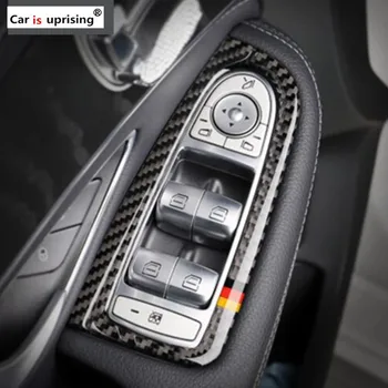 For Mercedes C Class W205 GLC Accessories Carbon Fiber Car Window Switch Armrest Panel Trim C180 C200 Car Styling Stickers
For Mercedes C Class W205 GLC Accessories Carbon Fiber Car Window Switch Armrest Panel Trim C180 C200 Car Styling Stickers