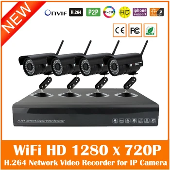 H.264 Nvr 4ch Security Surveillance Cctv System Kits With 4pcs Wifi Wireless 720p Bullet Waterproof P2p Ip Cameras Set Hot
H.264 Nvr 4ch Security Surveillance Cctv System Kits With 4pcs Wifi Wireless 720p Bullet Waterproof P2p Ip Cameras Set Hot