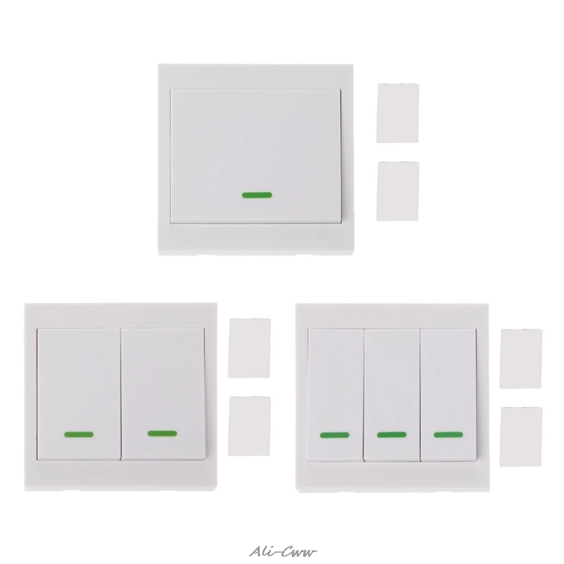433 Mhz 86 Wall Panel Remote Transmitter Sticky RF TX Hall Living Room Bedroom 433mhz Smart Home Wireless Remote Control Switch
433 Mhz 86 Wall Panel Remote Transmitter Sticky RF TX Hall Living Room Bedroom 433mhz Smart Home Wireless Remote Control Switch
