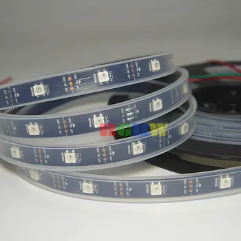 New SK6812 WS2812B 2812 30 LEDs/M 5M 150LEDS Addressable 5050 RGB LED Strip Black PCB WP DC5V IP67
New SK6812 WS2812B 2812 30 LEDs/M 5M 150LEDS Addressable 5050 RGB LED Strip Black PCB WP DC5V IP67