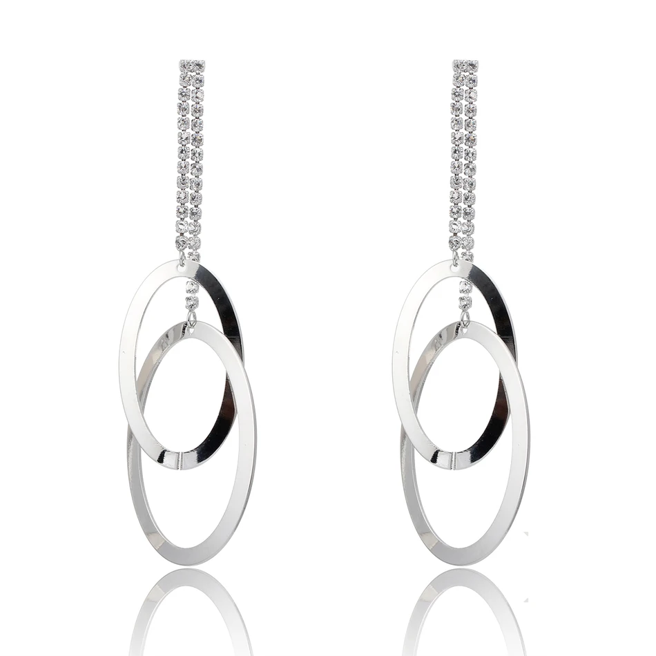 New Gorgeous Double Hoop Tennis Tassel Drop Dangle Earrings For Women 2 Colors Yellow White Gold Color Prom Ball Jewelry Aros
New Gorgeous Double Hoop Tennis Tassel Drop Dangle Earrings For Women 2 Colors Yellow White Gold Color Prom Ball Jewelry Aros