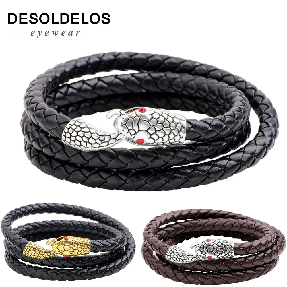 Hot sale Infinity snake Bracelet Bangle Genuine Leather Hand Chain Buckle friendship men women bracelet jewelry gifts
Hot sale Infinity snake Bracelet Bangle Genuine Leather Hand Chain Buckle friendship men women bracelet jewelry gifts