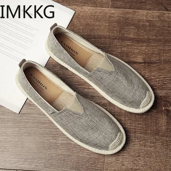 Breathable Linen Casual Men's Shoes Old Beijing Cloth Shoes Canvas Summer Leisure Flat Fisherman Driving Shoes Wicking Y10189
Breathable Linen Casual Men's Shoes Old Beijing Cloth Shoes Canvas Summer Leisure Flat Fisherman Driving Shoes Wicking Y10189