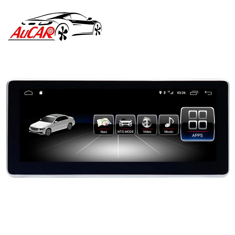 Автомагнитола AuCAR с Android для Mercedes Benz C Class W204 S204 2007 2010 DVD плеер GPS сенсорным экраном