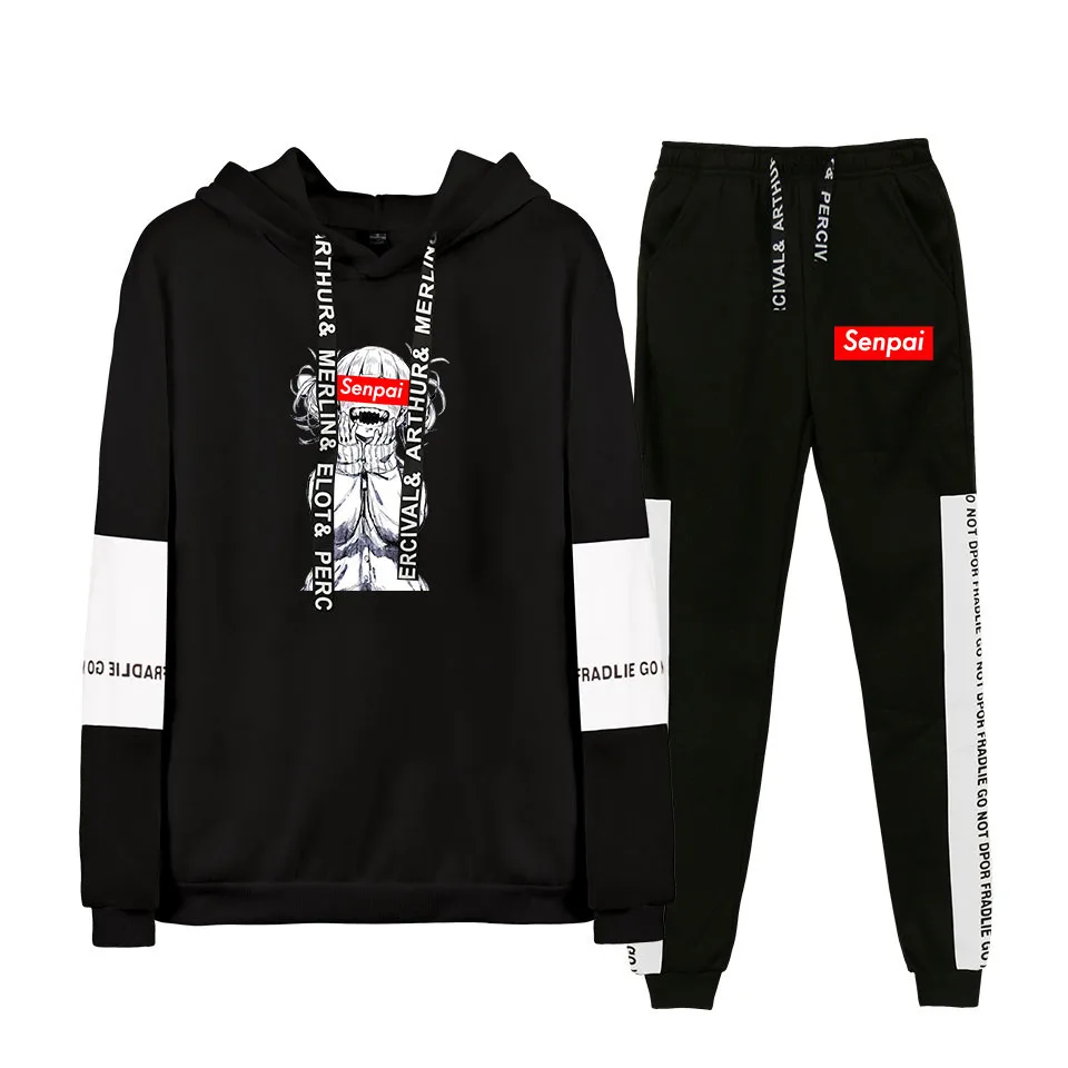 Senpai Print Women Mans Sports Suits 2 Pieces Included Pullover Hoodie Tops and Long Sports Pants
Senpai Print Women Mans Sports Suits 2 Pieces Included Pullover Hoodie Tops and Long Sports Pants