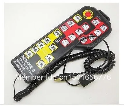 Free Shipping! CNC 4 Axis USB Pendant Manual remote Control JOG encoder electronic module for Mach3 ONLY,Remote Control Switches
Free Shipping! CNC 4 Axis USB Pendant Manual remote Control JOG encoder electronic module for Mach3 ONLY,Remote Control Switches