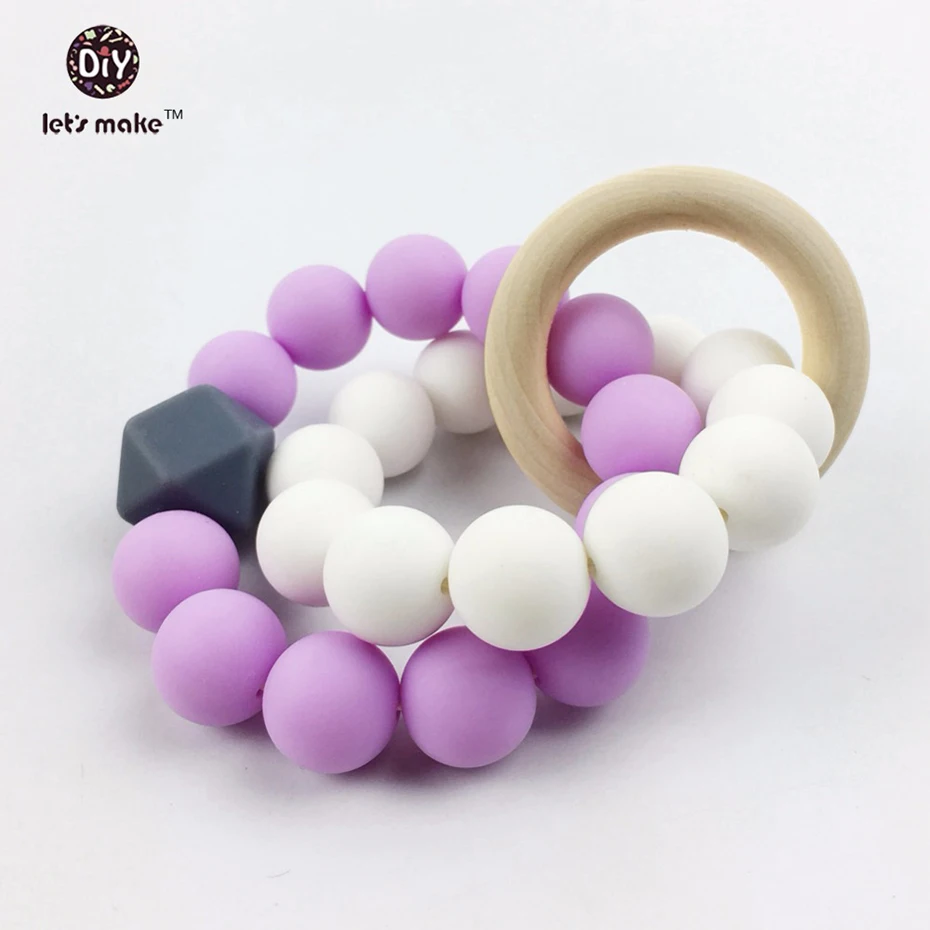 Let's make Silicone Pacifier Clip Purple Geometric Round Sillicone Beads Wooden Ring Baby Bracelet BPA Free Gifts Baby Teethe
Let's make Silicone Pacifier Clip Purple Geometric Round Sillicone Beads Wooden Ring Baby Bracelet BPA Free Gifts Baby Teethe