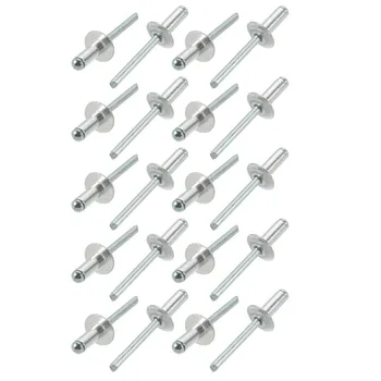 UXCELL 20Pcs Blind Rivets 6.4mm x 16mm x 16mm Aluminum Open End Large Flange Rivet Fasteners Hardware For Cars Ships Aircraft
UXCELL 20Pcs Blind Rivets 6.4mm x 16mm x 16mm Aluminum Open End Large Flange Rivet Fasteners Hardware For Cars Ships Aircraft