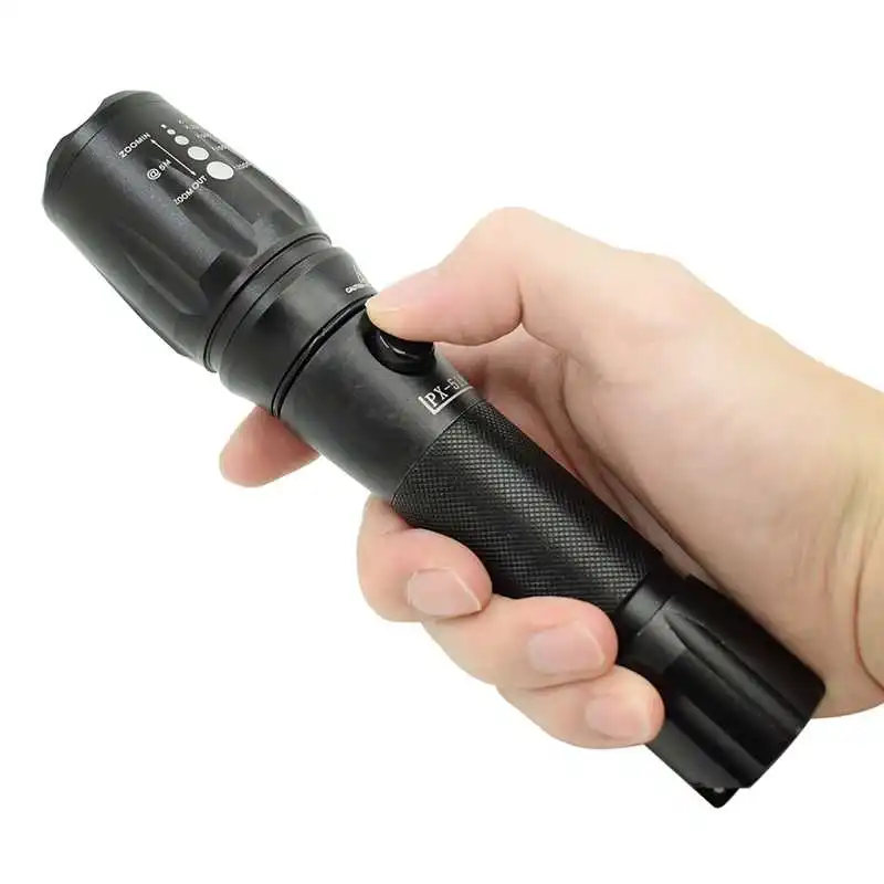 Portable Searchlight Rechargeable LED Flashlight X900 Military Tactical Lanterna XML T6 Zoomable Focusing Lamp Torch Light 18650
Portable Searchlight Rechargeable LED Flashlight X900 Military Tactical Lanterna XML T6 Zoomable Focusing Lamp Torch Light 18650