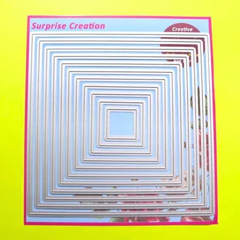 Large Cutting dies 18.5x18.5cm 11-Piece Basic Square Scrapbook Cardmaking DIY Craft Metal Stencil
Large Cutting dies 18.5x18.5cm 11-Piece Basic Square Scrapbook Cardmaking DIY Craft Metal Stencil