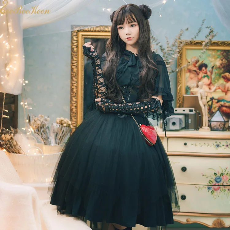 Jsk Lolita Adult Summer Gothic Lolita Punk Costume For Women Sexy Black Lolita Girls Dress Halloween Cosplay Party Punk Clothes
Jsk Lolita Adult Summer Gothic Lolita Punk Costume For Women Sexy Black Lolita Girls Dress Halloween Cosplay Party Punk Clothes