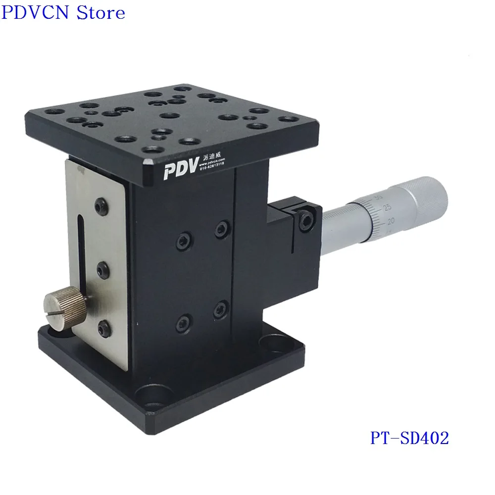 PT-SD402 Z-axis Manual Lab Jack, Precise Manual Lift, Elevator, Optical Sliding Lift, 25mm Travel linear table
PT-SD402 Z-axis Manual Lab Jack, Precise Manual Lift, Elevator, Optical Sliding Lift, 25mm Travel linear table