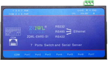 Serial Port Server/Serial Port to Ethernet Network to Serial Port/7 Port Switch/Modbus TCP/RTU
Serial Port Server/Serial Port to Ethernet Network to Serial Port/7 Port Switch/Modbus TCP/RTU