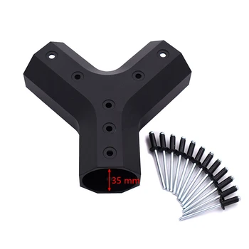 1PC Aluminum Alloy D35 Y-shape Tee Joint 35mm to 35mm Three-way Heavy Load Tripod Tee Carbon Tube Arm Fixed Connector for RC UAV
1PC Aluminum Alloy D35 Y-shape Tee Joint 35mm to 35mm Three-way Heavy Load Tripod Tee Carbon Tube Arm Fixed Connector for RC UAV