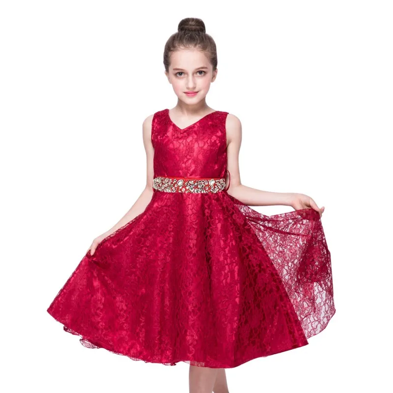 Girls Princess Dress Hand Bead Birthday Party Lace Dress Blue Pearl Belt Girls Dress Vestido Infantil
Girls Princess Dress Hand Bead Birthday Party Lace Dress Blue Pearl Belt Girls Dress Vestido Infantil