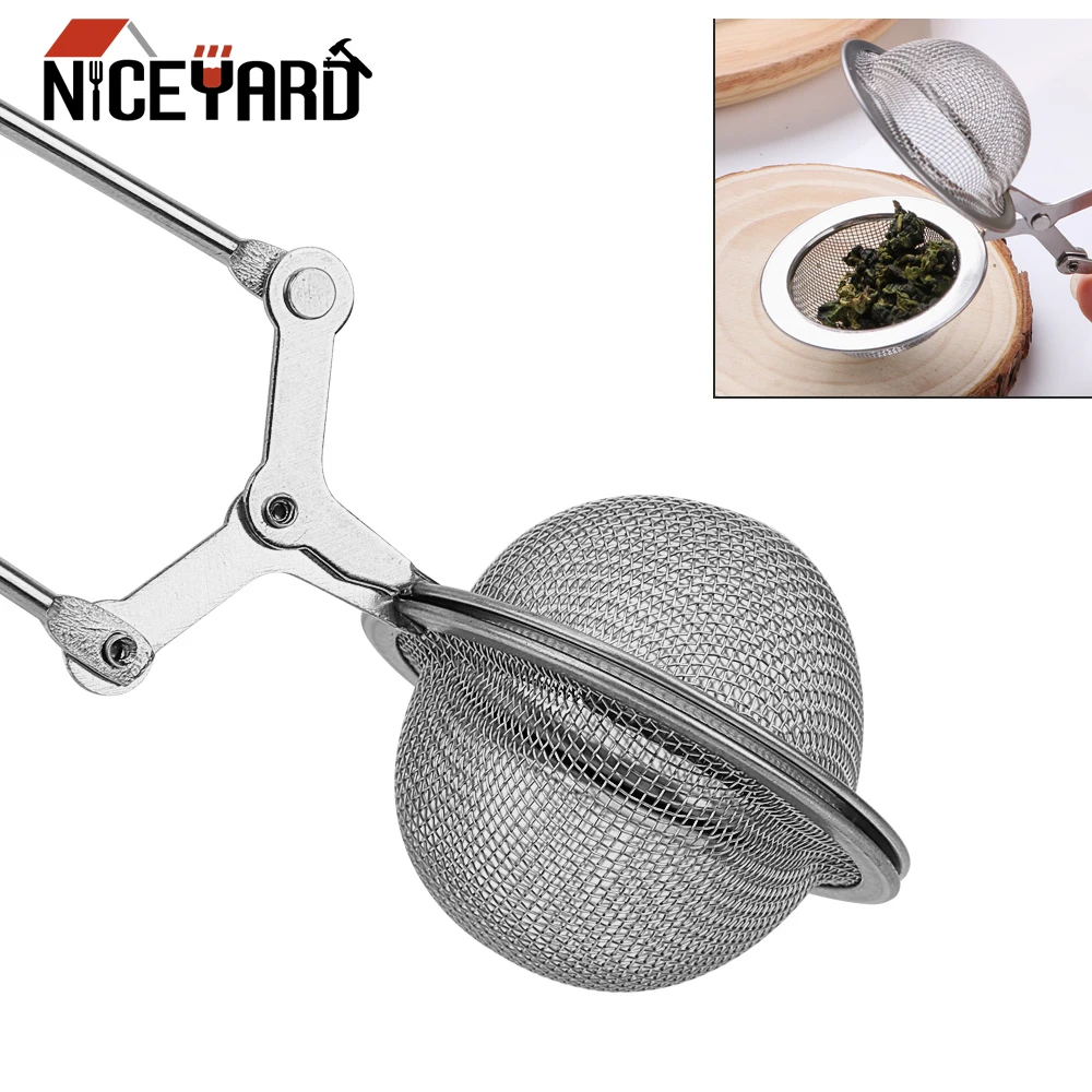 NICEYARD Stainless Steel Coffee Herb Spice Filter Diffuser Tea Infuser Handle Tea Ball Sphere Mesh Tea Strainer
NICEYARD Stainless Steel Coffee Herb Spice Filter Diffuser Tea Infuser Handle Tea Ball Sphere Mesh Tea Strainer