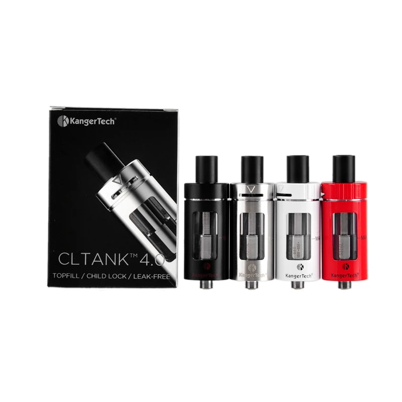 Original Kanger CLTANK Atomizer 4.0ML Child Lock Airflow Control Vaporizer with 0.15/0.5oHm CLOCC Coils Fit Kanger 510 Vape Mod
Original Kanger CLTANK Atomizer 4.0ML Child Lock Airflow Control Vaporizer with 0.15/0.5oHm CLOCC Coils Fit Kanger 510 Vape Mod